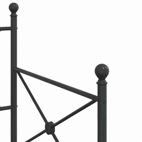 Dnevni krevet bez madraca crni 80x200 cm čelik - Crna 80 x 200 cm bez madraca na kotačićima Cijena