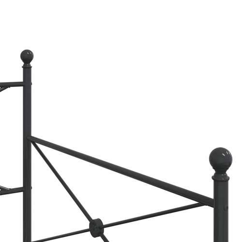 Dnevni krevet bez madraca crni 100x200 cm čelik - Crna 100 x 200 cm bez madraca na kotačićima Cijena