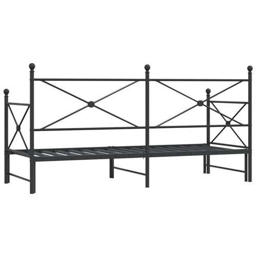 Krevet na rasklapanje bez madraca crni 75x190 cm čelik - Crna 75 x 190 cm s krevetom na izvlačenje Cijena