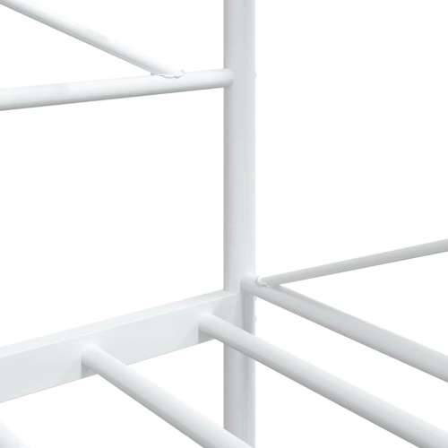 Dnevni krevet bez madraca bijeli 107x203 cm čelik - Bijela 107 x 203 cm bez madraca na kotačićima Cijena