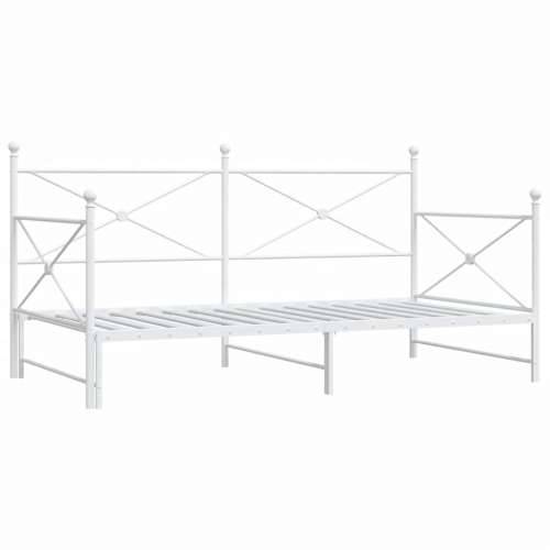 Krevet na rasklapanje bez madraca bijeli 100x200 cm čelik - Bijela 100 x 200 cm s krevetom na izvlačenje Cijena