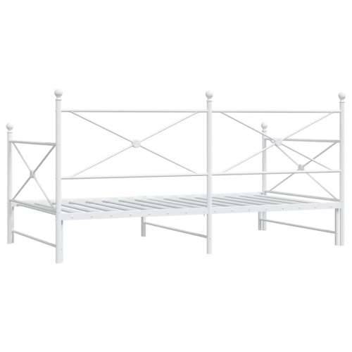 Krevet na rasklapanje bez madraca bijeli 100x200 cm čelik - Bijela 100 x 200 cm s krevetom na izvlačenje Cijena