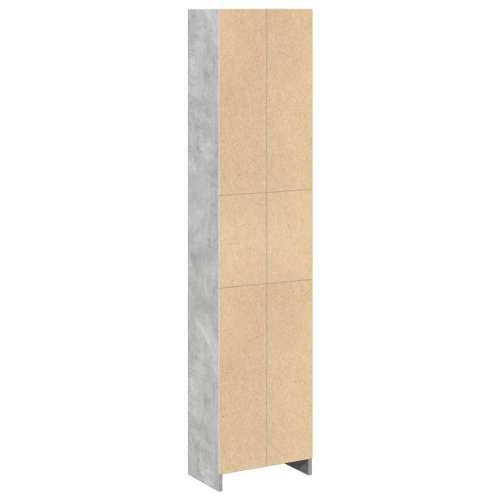 Regal za knjige boja betona 40x24x176 cm konstruirano drvo - Beton siva 1 176 cm 40 cm Cijena