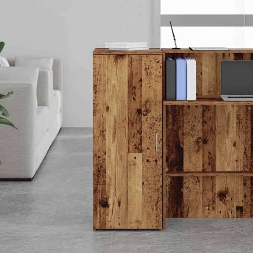 Ormarić za pohranu boja drva 40x45x103,5 cm konstruirano drvo - Staro drvo 40 x 45 x 103.5 cm 1 Cijena