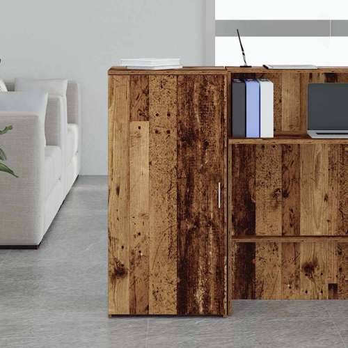 Ormarić za pohranu boja drva 50x45x103,5 cm konstruirano drvo - Staro drvo 50 x 45 x 103.5 cm 1 Cijena