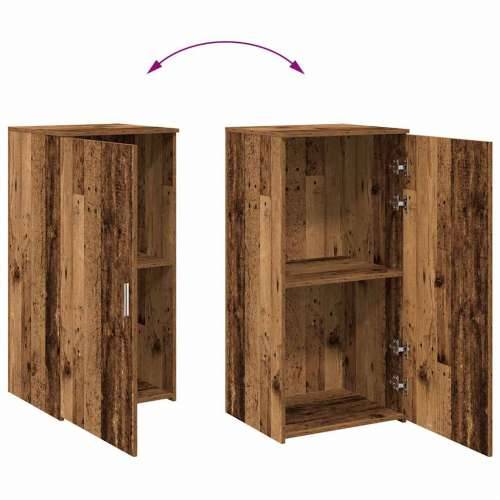 Ormarić za pohranu boja drva 50x45x103,5 cm konstruirano drvo - Staro drvo 50 x 45 x 103.5 cm 1 Cijena