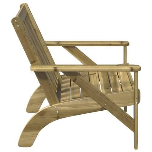 Vrtna stolica Adirondack 75x77x77 cm od impregnirane borovine - Prirodno impregnirano 1 Cijena