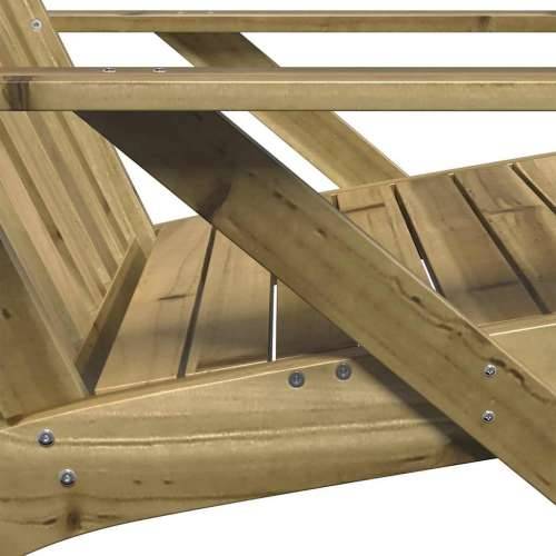 Vrtna stolica Adirondack 75x77x77 cm od impregnirane borovine - Prirodno impregnirano 1 Cijena