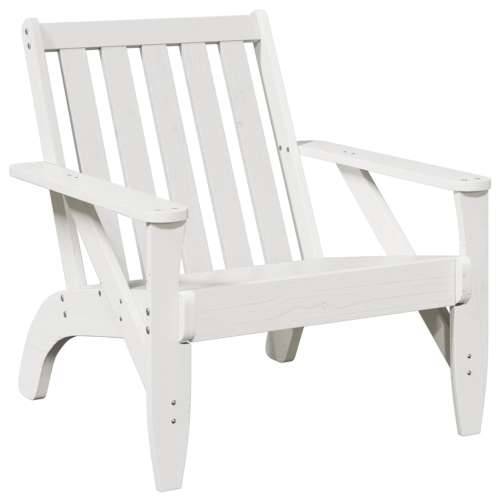 Vrtne Adirondack stolice 2 kom bijele 75x77x77 cm od borovine - Bijela 2 Cijena