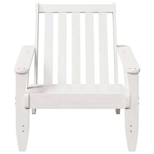 Vrtne Adirondack stolice 2 kom bijele 75x77x77 cm od borovine - Bijela 2 Cijena