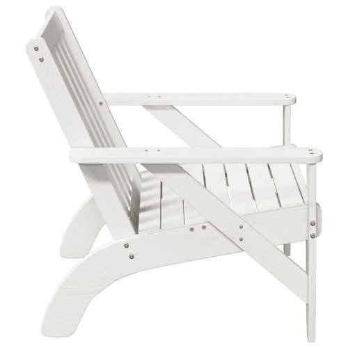 Vrtne Adirondack stolice 2 kom bijele 75x77x77 cm od borovine - Bijela 2 Cijena