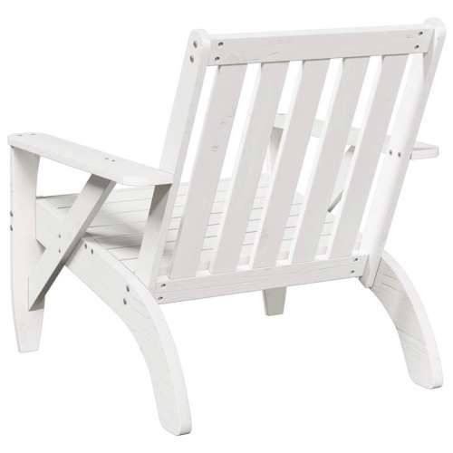 Vrtne Adirondack stolice 2 kom bijele 75x77x77 cm od borovine - Bijela 2 Cijena