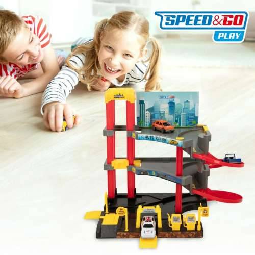 Garažno Parkiralište s Vozilima Speed & Go 37 x 29 x 25 cm (4 kom.) Cijena