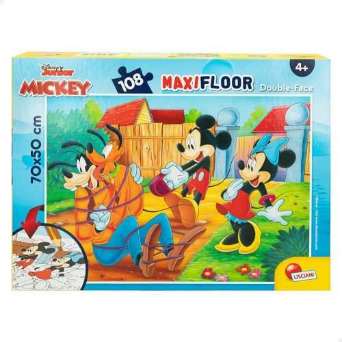 Dječje Puzzle Mickey Mouse Dvostrano 108 Dijelovi 70 x 1,5 x 50 cm (6 kom.) Cijena