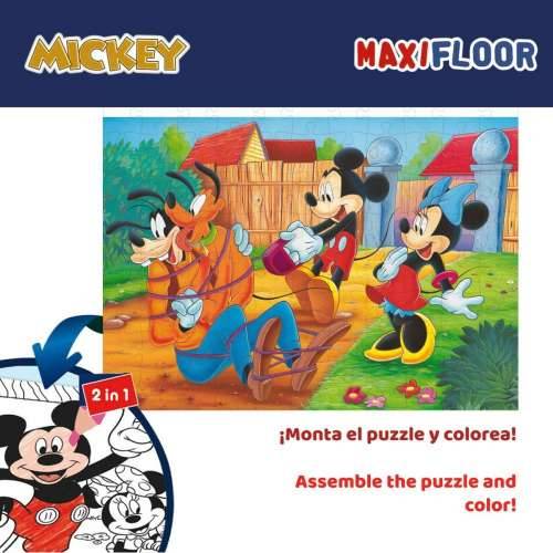 Dječje Puzzle Mickey Mouse Dvostrano 108 Dijelovi 70 x 1,5 x 50 cm (6 kom.) Cijena