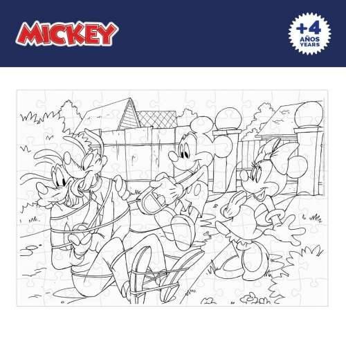 Dječje Puzzle Mickey Mouse Dvostrano 108 Dijelovi 70 x 1,5 x 50 cm (6 kom.) Cijena