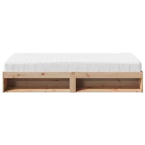 Dnevni krevet s madracem 90 x 200 cm od masivne borovine - Prirodna 90 x 200 cm Cijena