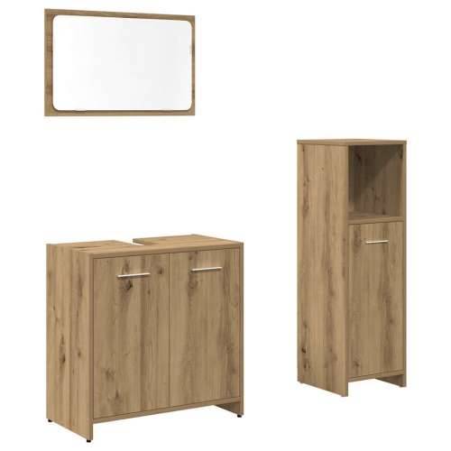 3-dijelni set kupaonskog namještaja käsityöläinen tammi - hrast artisan 3 Cijena