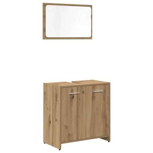 3-dijelni set kupaonskog namještaja käsityöläinen tammi - hrast artisan 3 Cijena