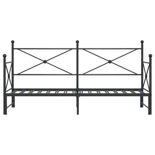 Krevet na rasklapanje bez madraca crni 90x190 cm čelik - Crna 90 x 190 cm s krevetom na izvlačenje Cijena