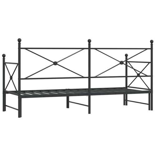 Krevet na rasklapanje bez madraca crni 90x190 cm čelik - Crna 90 x 190 cm s krevetom na izvlačenje Cijena