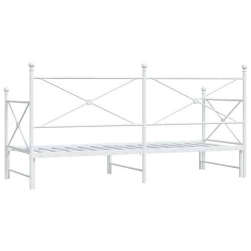 Krevet na rasklapanje bez madraca bijeli 90x190 cm čelik - Bijela 90 x 190 cm s krevetom na izvlačenje Cijena