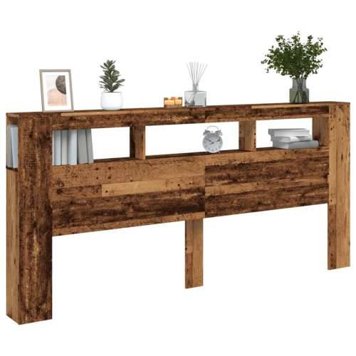 LED uzglavlje boja drva 220x18,5x103,5 cm konstruirano drvo - Staro drvo 220 x 103.5 cm 1 Cijena