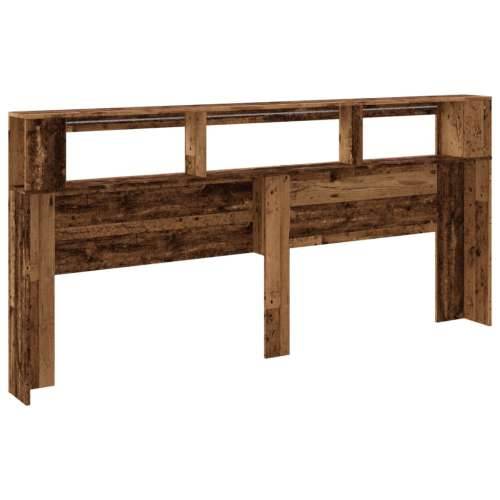 LED uzglavlje boja drva 220x18,5x103,5 cm konstruirano drvo - Staro drvo 220 x 103.5 cm 1 Cijena