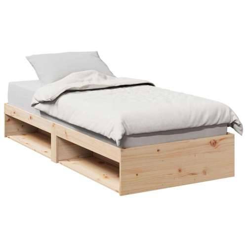 Dnevni krevet bez madraca 90 x 190 cm od masivne borovine - Prirodna 90 x 190 cm Cijena