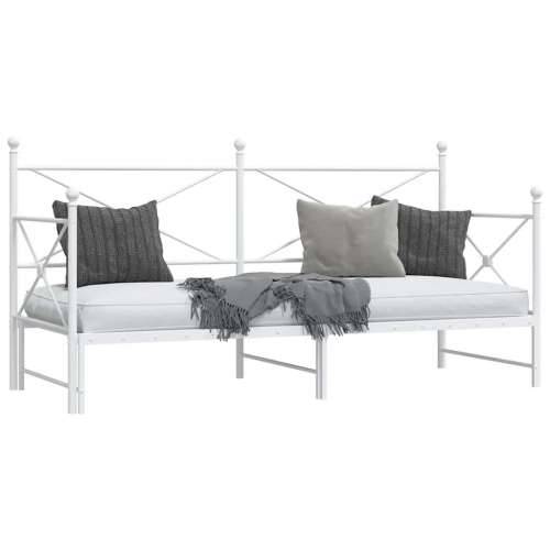 Krevet na rasklapanje bez madraca bijeli 75x190 cm čelik - Bijela 75 x 190 cm s krevetom na izvlačenje Cijena