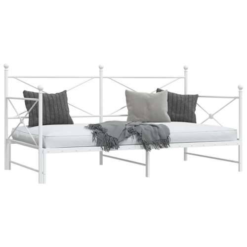 Krevet na rasklapanje bez madraca bijeli 107x203 cm čelik - Bijela 107 x 203 cm s krevetom na izvlačenje Cijena