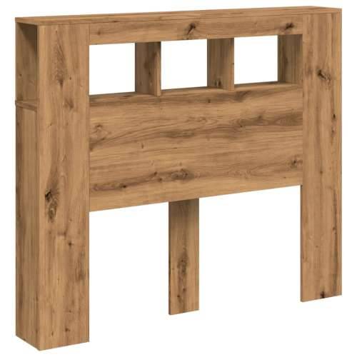 LED uzglavlje boja hrasta artisan 120x18,5x103,5 cm drveni - hrast artisan 120 x 103.5 cm 1 Cijena