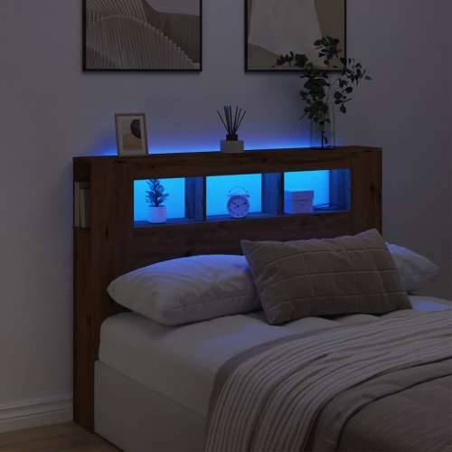 LED uzglavlje boja hrasta artisan 140x18,5x103,5 cm drveni - hrast artisan 140 x 103.5 cm 1 Cijena