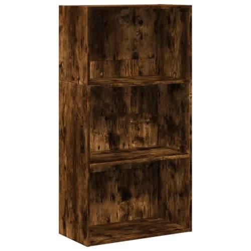 Regal za knjige boja hrasta 60x30x114 cm od konstruiranog drva - Dimljeni hrast 1 114 cm 60 cm Cijena