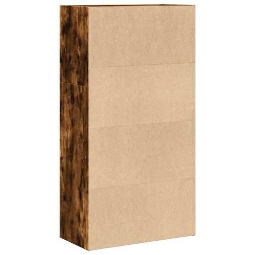 Regal za knjige boja hrasta 60x30x114 cm od konstruiranog drva - Dimljeni hrast 1 114 cm 60 cm Cijena
