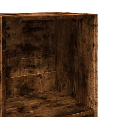 Regal za knjige boja hrasta 60x30x114 cm od konstruiranog drva - Dimljeni hrast 1 114 cm 60 cm Cijena
