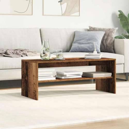 TV ormarić boja staro drvo 100x40x40 cm konstruirano drvo - Staro drvo 100 x 40 x 40 cm 1 Cijena