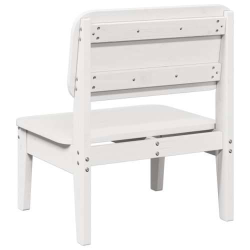 Vrtna stolica bijela 60x52,5x72 cm od masivne borovine - Bijela 1 Cijena