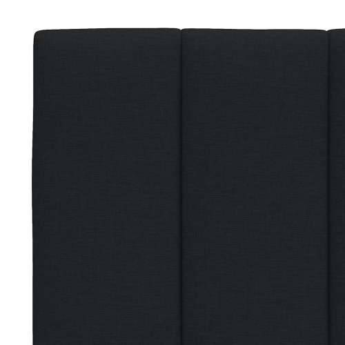 Krevet s madracem crni 180x200 cm od tkanine - Crna 180 x 200 cm Cijena