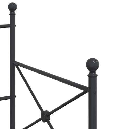 Dnevni krevet bez madraca crni 90x200 cm čelik - Crna 90 x 200 cm bez madraca na kotačićima Cijena