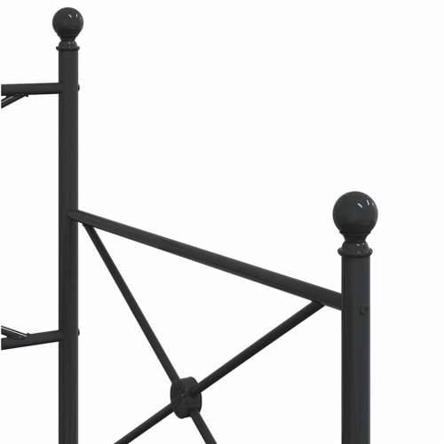 Krevet na rasklapanje bez madraca crni 90x200 cm čelik - Crna 90 x 200 cm s krevetom na izvlačenje Cijena
