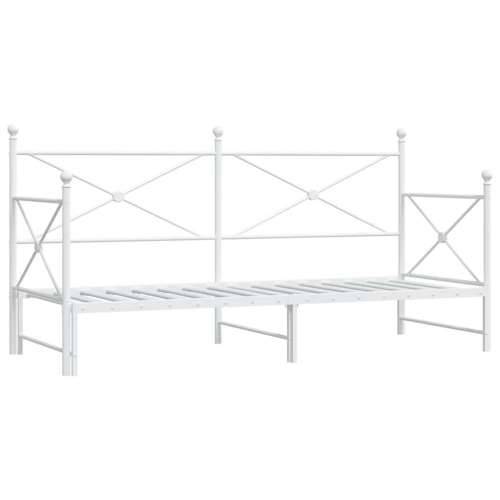 Krevet na rasklapanje bez madraca bijeli 90x200 cm čelik - Bijela 90 x 200 cm s krevetom na izvlačenje Cijena
