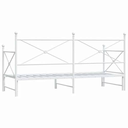 Krevet na rasklapanje bez madraca bijeli 90x200 cm čelik - Bijela 90 x 200 cm s krevetom na izvlačenje Cijena