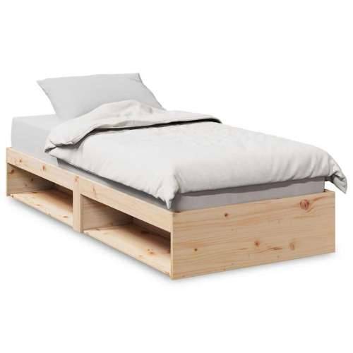 Dnevni krevet bez madraca 80 x 200 cm od masivne borovine - Prirodna 80 x 200 cm Cijena