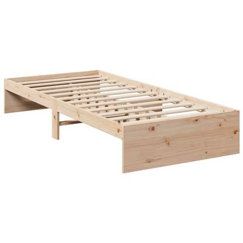 Dnevni krevet bez madraca 80 x 200 cm od masivne borovine - Prirodna 80 x 200 cm Cijena