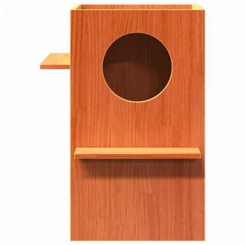 Kuća za mačke voštano smeđa 43x43x60 cm od masivne borovine - Krema Cijena