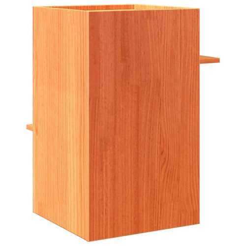 Kuća za mačke voštano smeđa 43x43x60 cm od masivne borovine - Krema Cijena