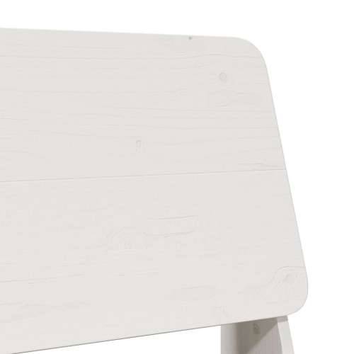 Vrtna stolica bijela 60x64x70,5 cm od masivne borovine - Bijela 1 Ne Masivna borovina Cijena