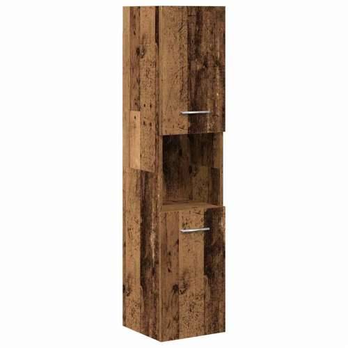 5-dijelni set kupaonskog namještaja od starog drveta - Staro drvo 90 x 38.5 x 46 cm 5 1 Cijena