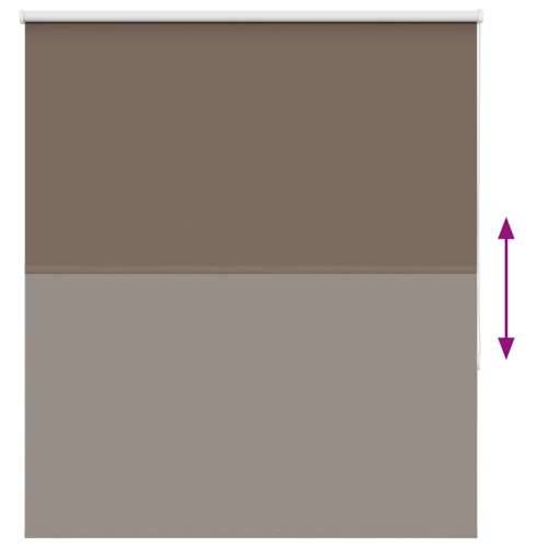 Rolo zavjesa Blackout Coffee 125x130 cm Širina tkanine 121,6 cm - Boja kafe 125 cm 130 cm Cijena